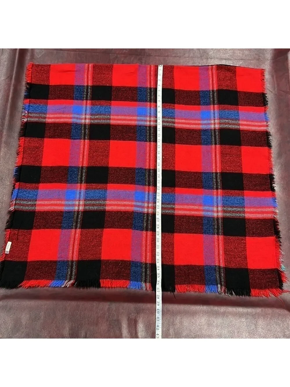 Roxy Juniors Heaven of Curiosity Woven Plaid Blanket Scarf